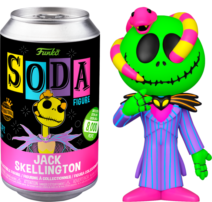 NBX - POP Vinyl Soda - Jack w/snake (Blacklight) w/Chase (IE)