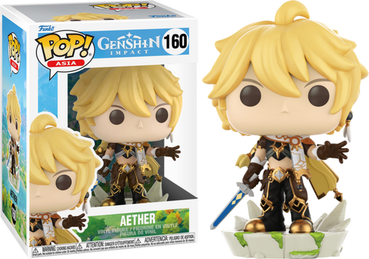 GENSHIN IMPACT - POP N° 160 - Aether - Figurine Vinyl 9cm