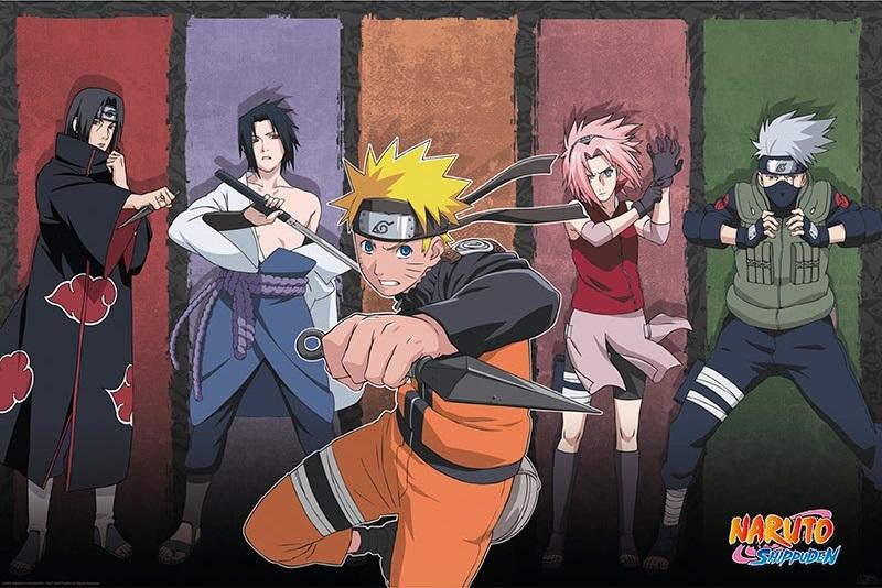 NARUTO - Naruto & alliés - Poster 91x61cm