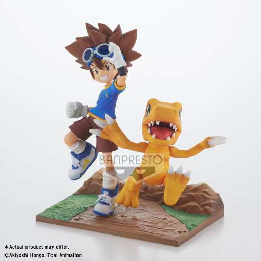 DIGIMON - Taichi & Agumon - Figurine DXF-Adventure Archives 15cm