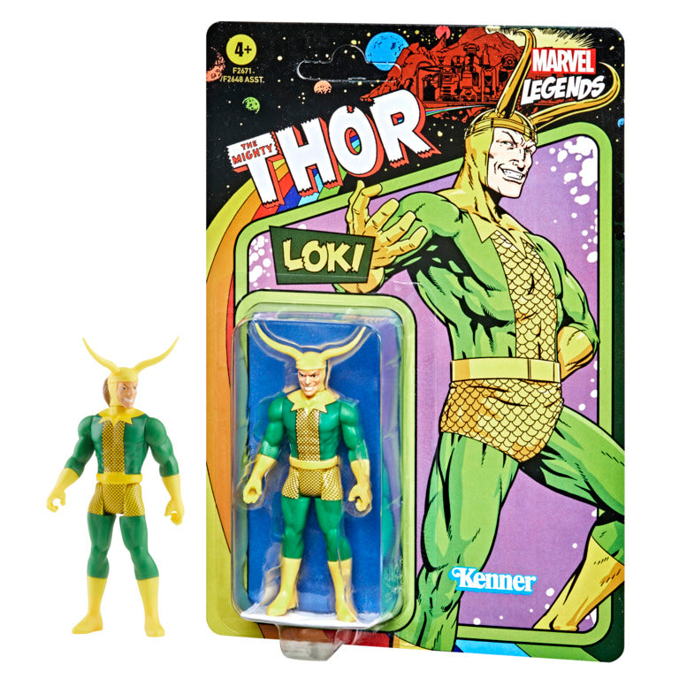 MARVEL - Loki - Figurine Legends Retro Series 10cm