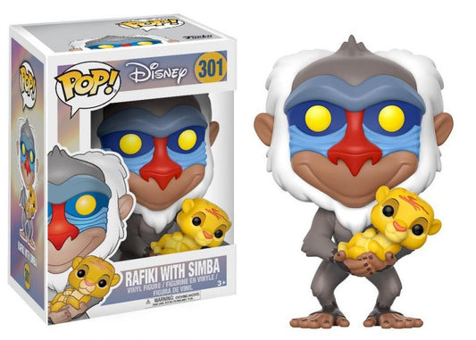 DISNEY - Lion King - POP N° 301 - Rafiki with Simba REPROD