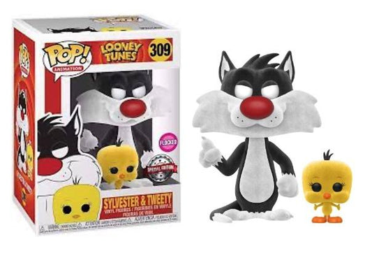 LOONEY TUNES - POP N° 309 - Sylverter & Tweety/Titi et Grosminet FLOCKED SPECIAL EDITION