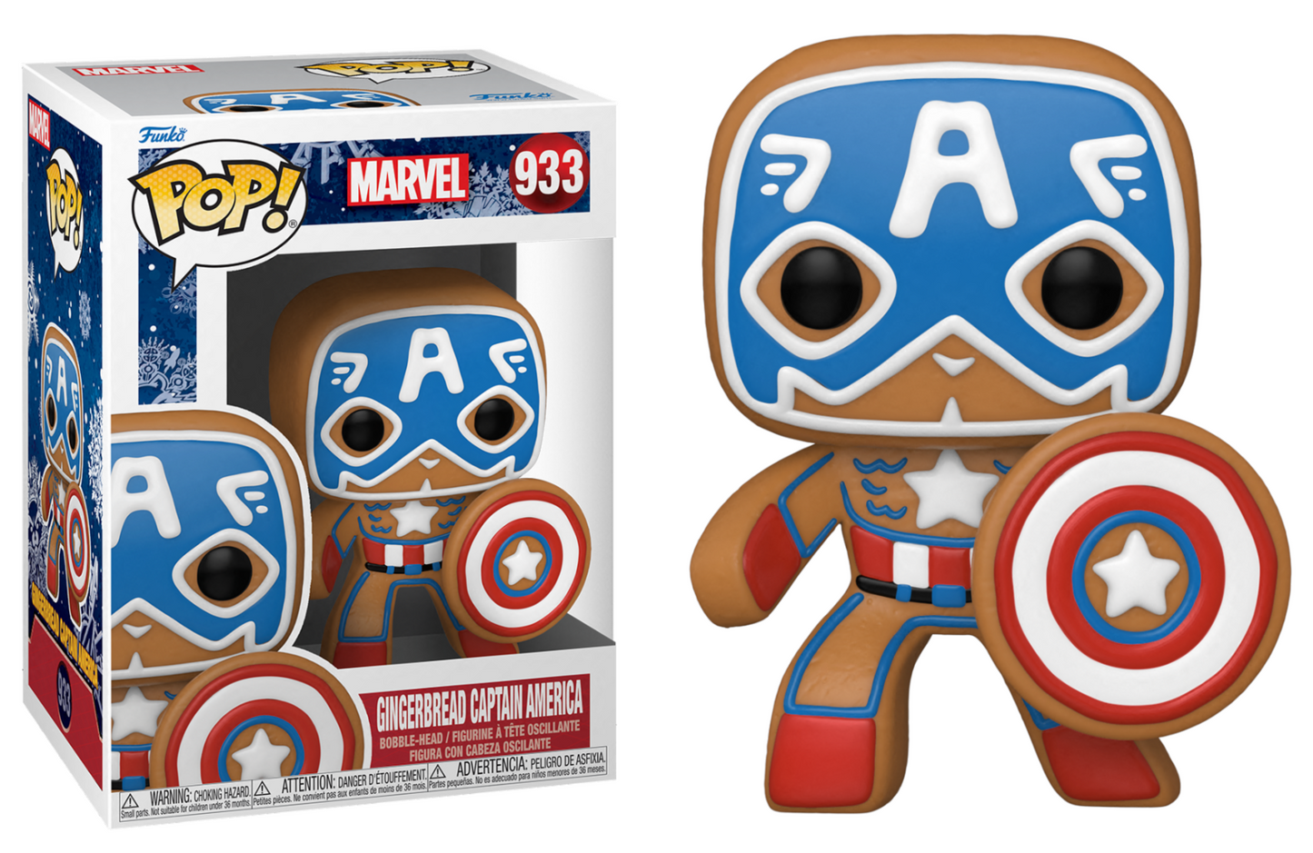 MARVEL - POP N° 933 - Gingerbread Captain America