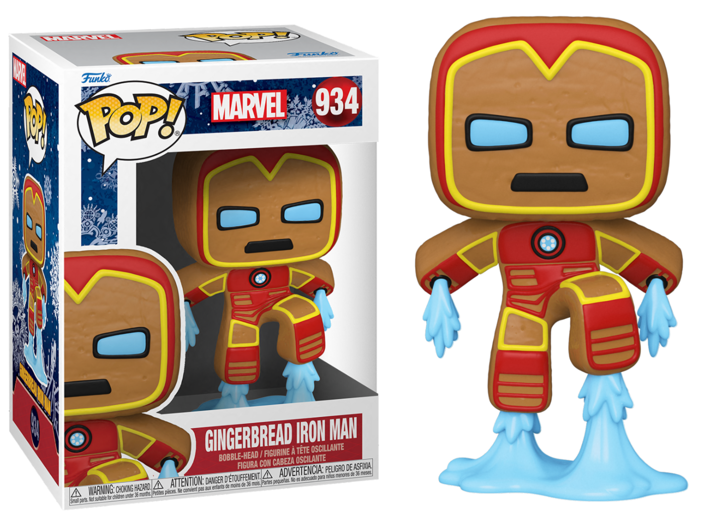 MARVEL - POP N° 934 - Gingerbread Iron Man