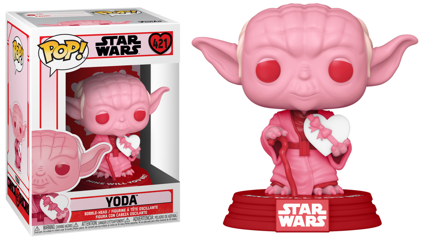 STAR WARS - POP N° 421 - Valentines : Yoda w/Heart