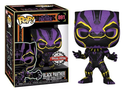 MARVEL- POP N° 891 - Black Panther Black Light SPECIAL EDITION
