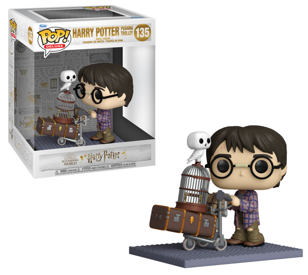 HARRY POTTER Anniversary - Pop Deluxe N° 135 - Harry Pushing Trolley