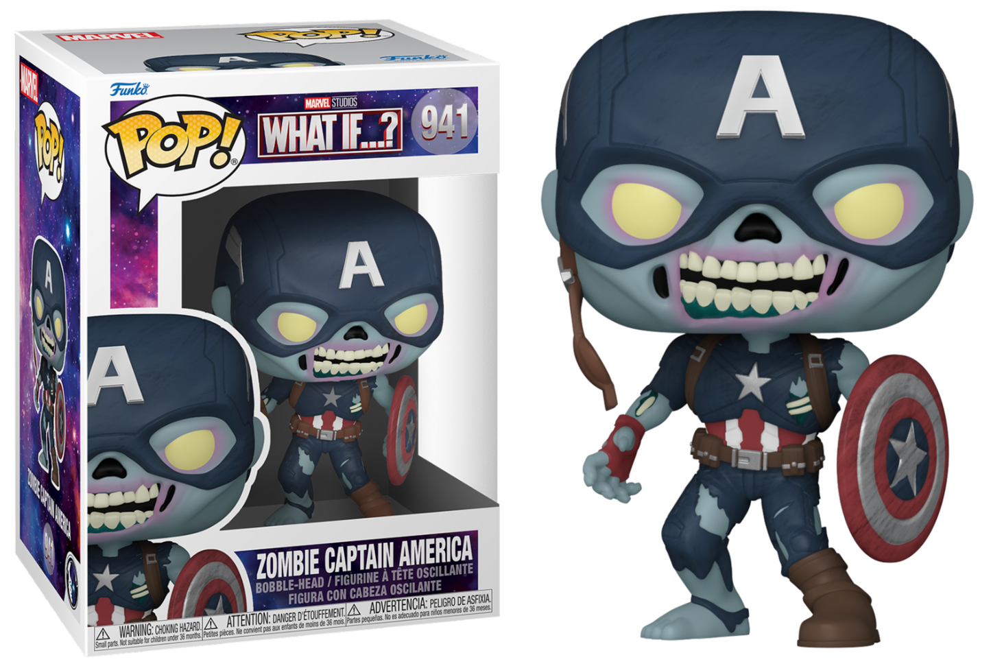 MARVEL WHAT IF - POP N° 941 - Zombie Captain America