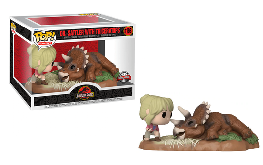 JURASSIC PARK - Pop Moments N° 1198 - Dr. Sattler & Triceratops S.E.