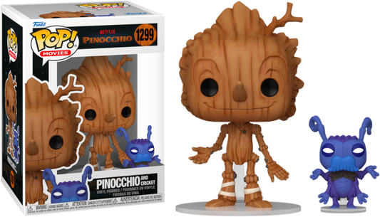 PINOCCHIO NETFLIX - POP Movies N° 1299 - Pinocchio and Cricket