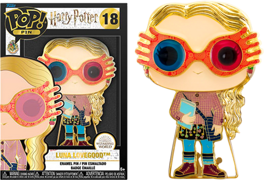 HARRY POTTER - Pop Large Enamel Pin N° 18 - Luna Lovegood w/ Chase