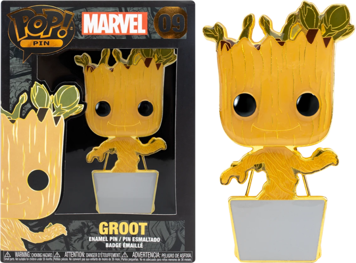 MARVEL - Pop Large Enamel Pin N° 09 - Groot