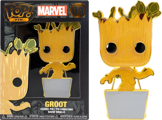 MARVEL - Pop Large Enamel Pin N° 09 - Groot