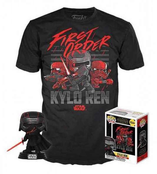 STAR WARS - POP N° 308 - Kylo Ren GITD SE + T-shirt (L)