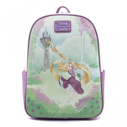 DISNEY - Raiponce - Mini Sac à dos Couleur eau Faux cuir LoungeFly