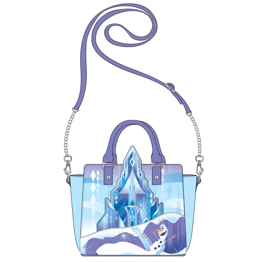 DISNEY - Frozen Castle - Sac bandoulière LoungeFly '25x22x6cm'