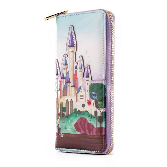 DISNEY - Sleeping Beauty Castle - Portefeuille LoungeFly '20x10cm'