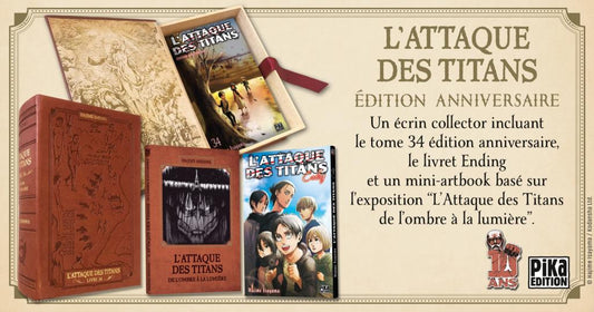 L'ATTAQUE DES TITANS -Tome 34 - Edition Anniversaire