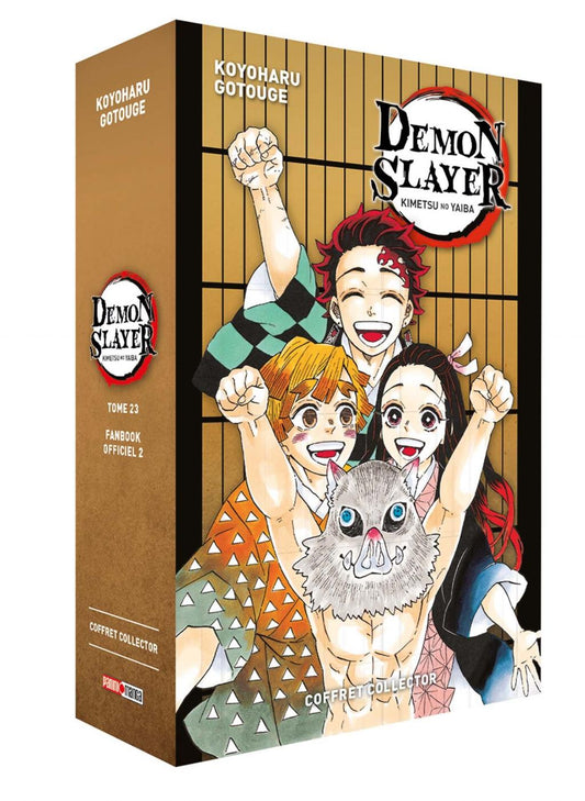 DEMON SLAYER - Tome 23 + Fanbook Tome 2 - Coffret Collector