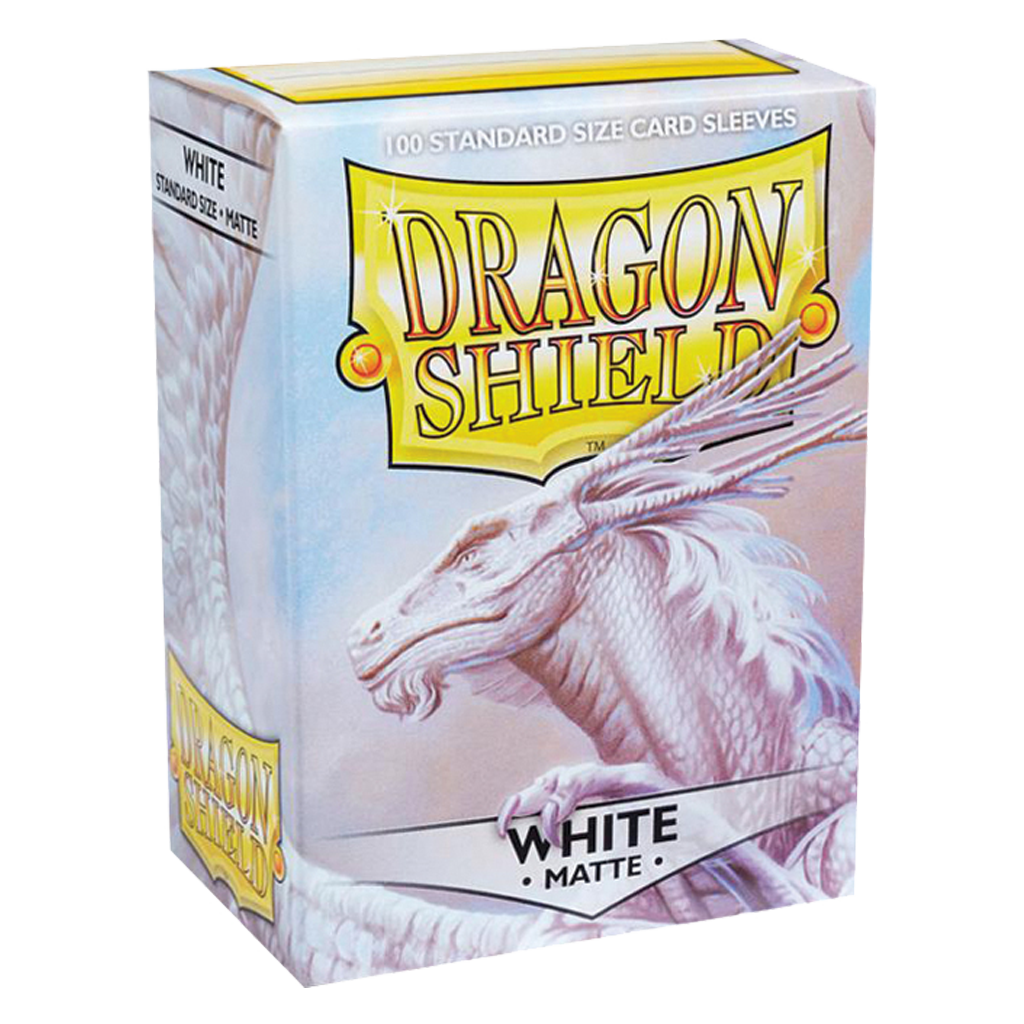 Dragon Shield - 100 Sleeves standard Matte - White