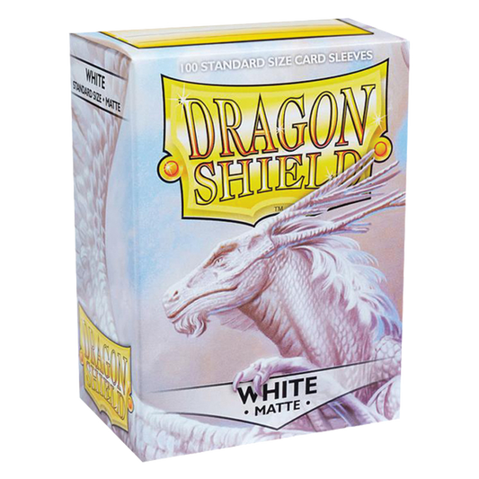 Dragon Shield - 100 Sleeves standard Matte - White