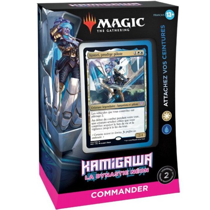 Magic the Gathering - Kamigawa la dynastie neon - Commander deck Attachez vos ceinture (FR)