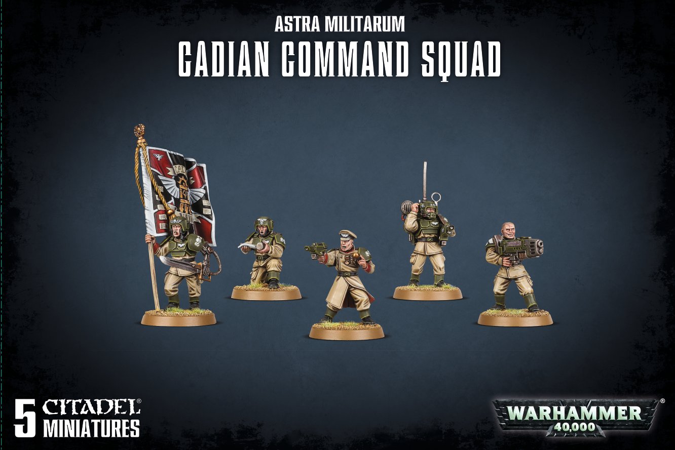 Warhammer 40k - Astra Militarum Cadian Command Squad