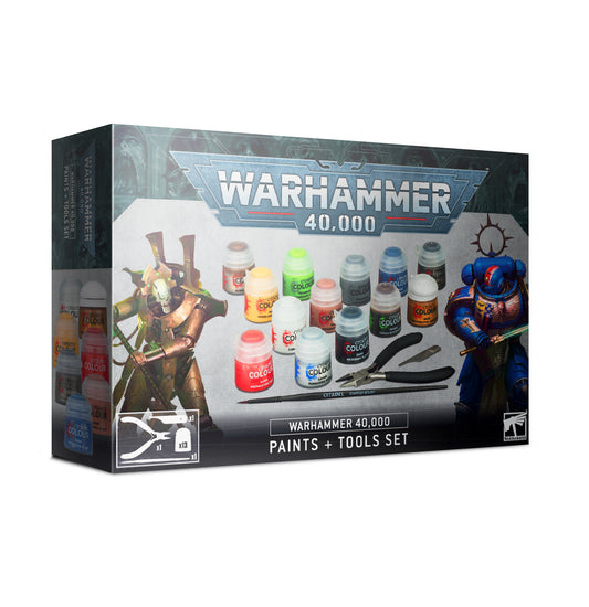 Warhammer 40k - Paints and Tools Set