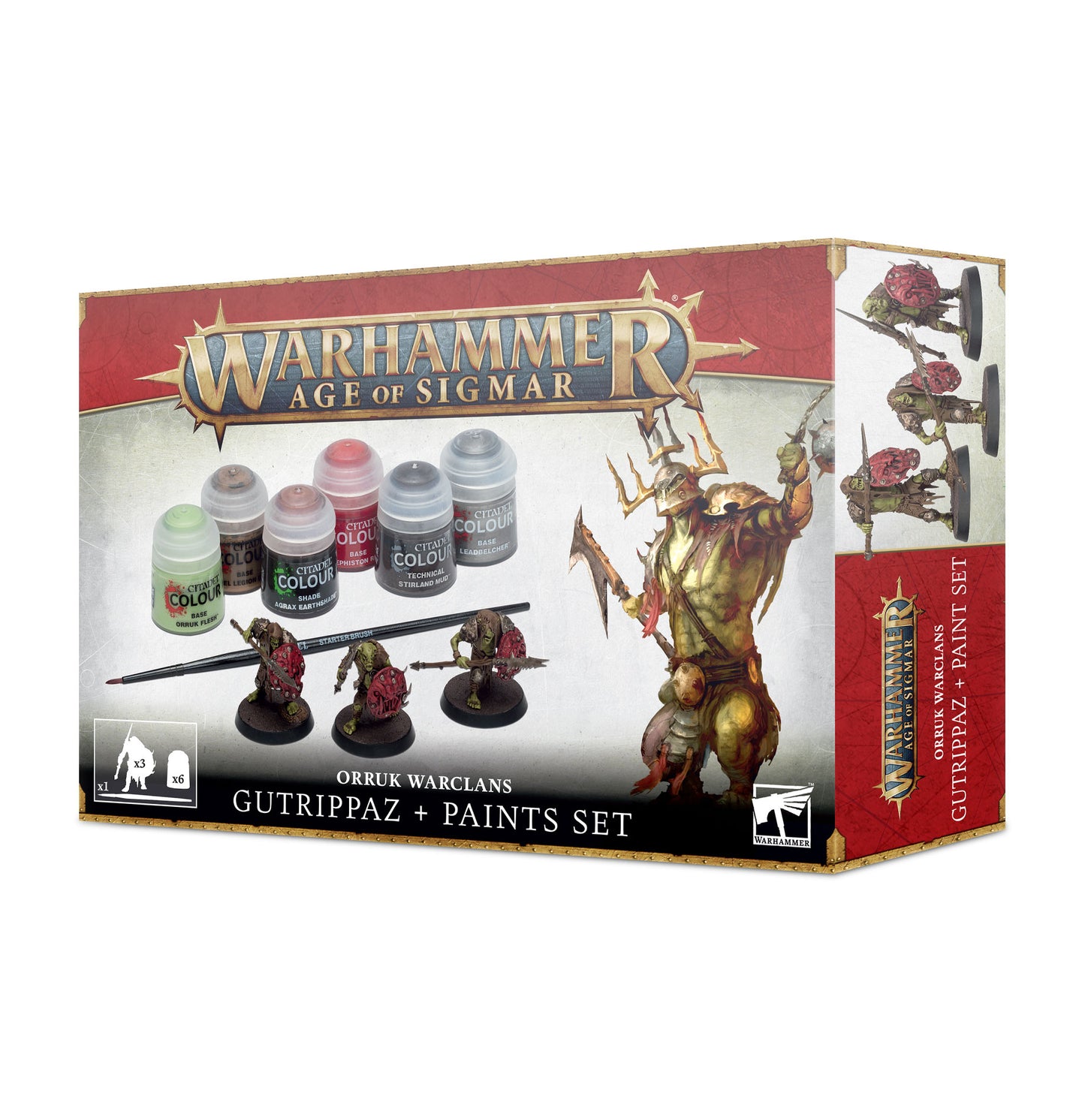 Warhammer Age of Sigmar - Orruk Warclans : Gutrippaz + Paint set