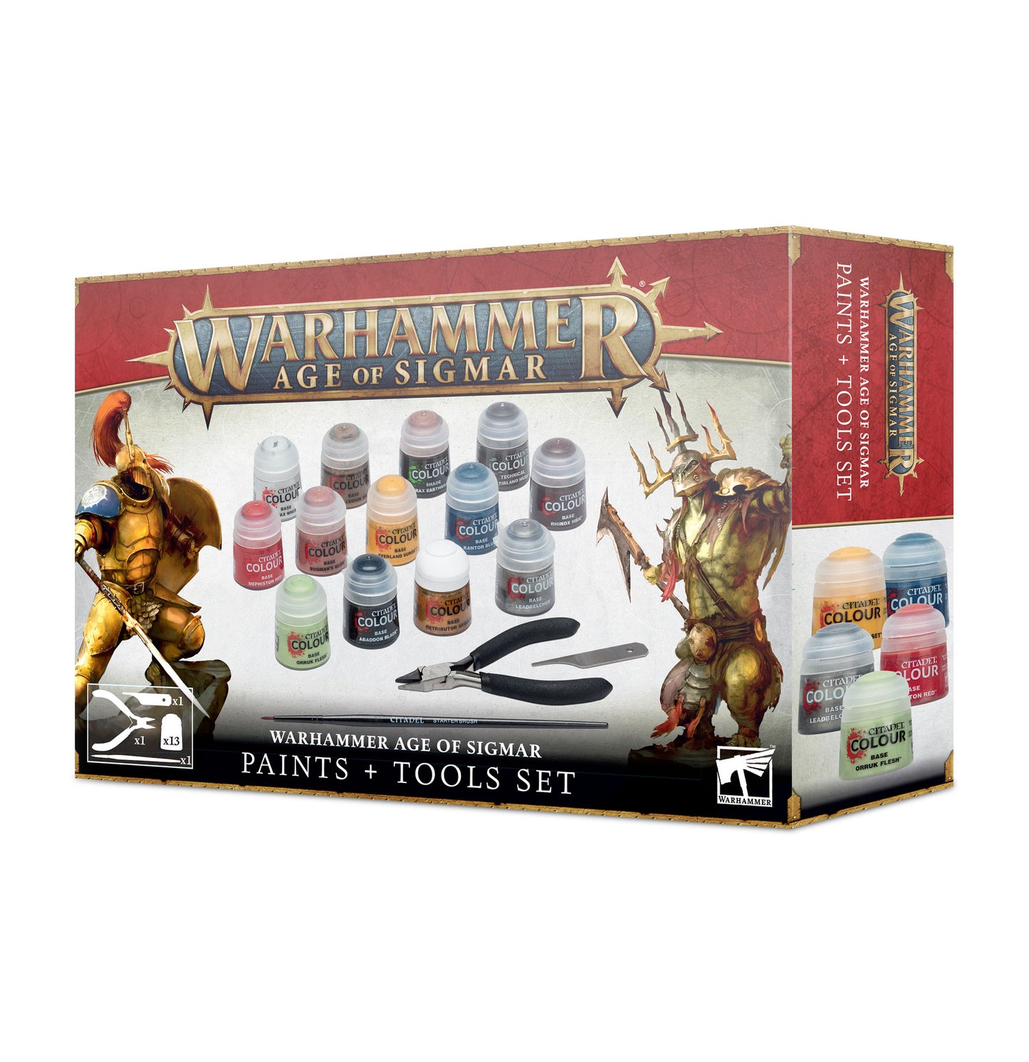 Warhammer Age of Sigmar - AoS Paints + Tools