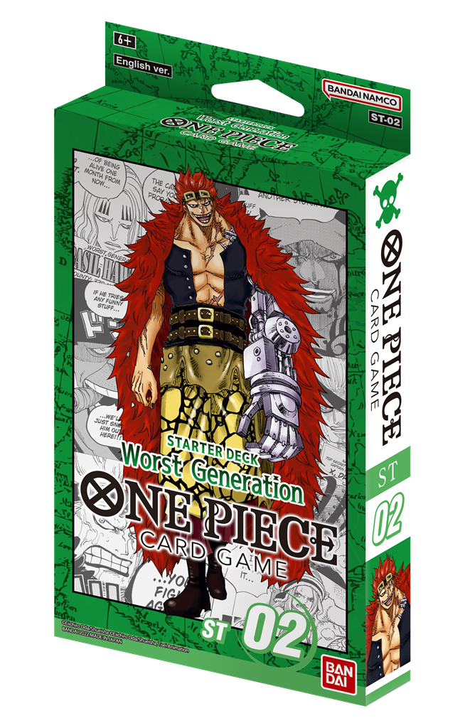 One Piece Card Game - Starter Deck ST02 : Worst Generation (English)