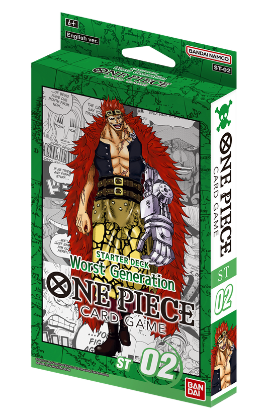 One Piece Card Game - Starter Deck ST02 : Worst Generation (English)