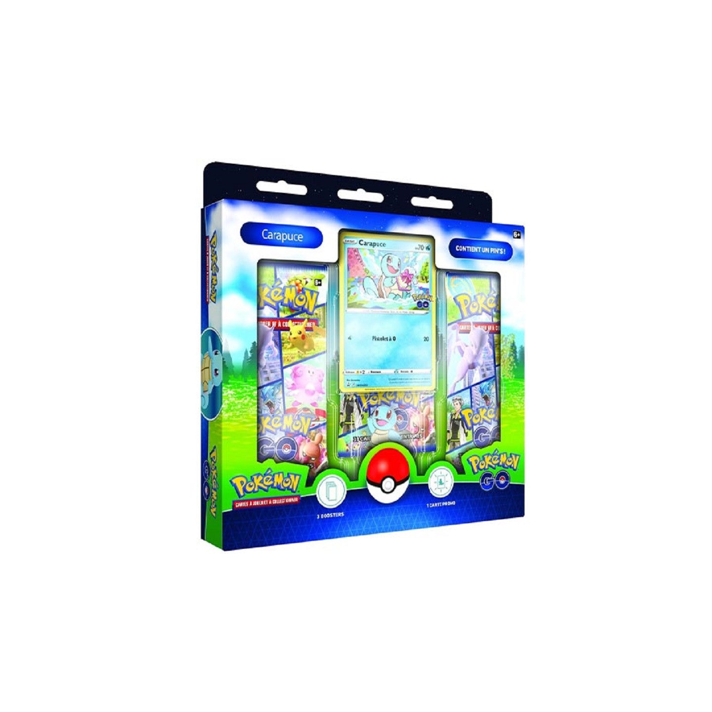Pokémon - Pokemon GO 10.5 - Coffret Pins - Carapuce (FR)