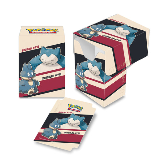 Ultra Pro - Snorlax & Munchlax Full View Deck box