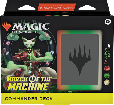 Magic the Gathering - March of the Machine - Commander deck : Call for Backup (English)