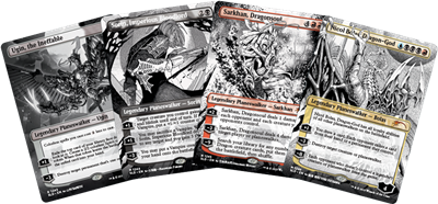 Magic the Gathering - Secret Lair Drop Series WPN exclusive - More Borderless Planeswalkers traditional foil edition (English)