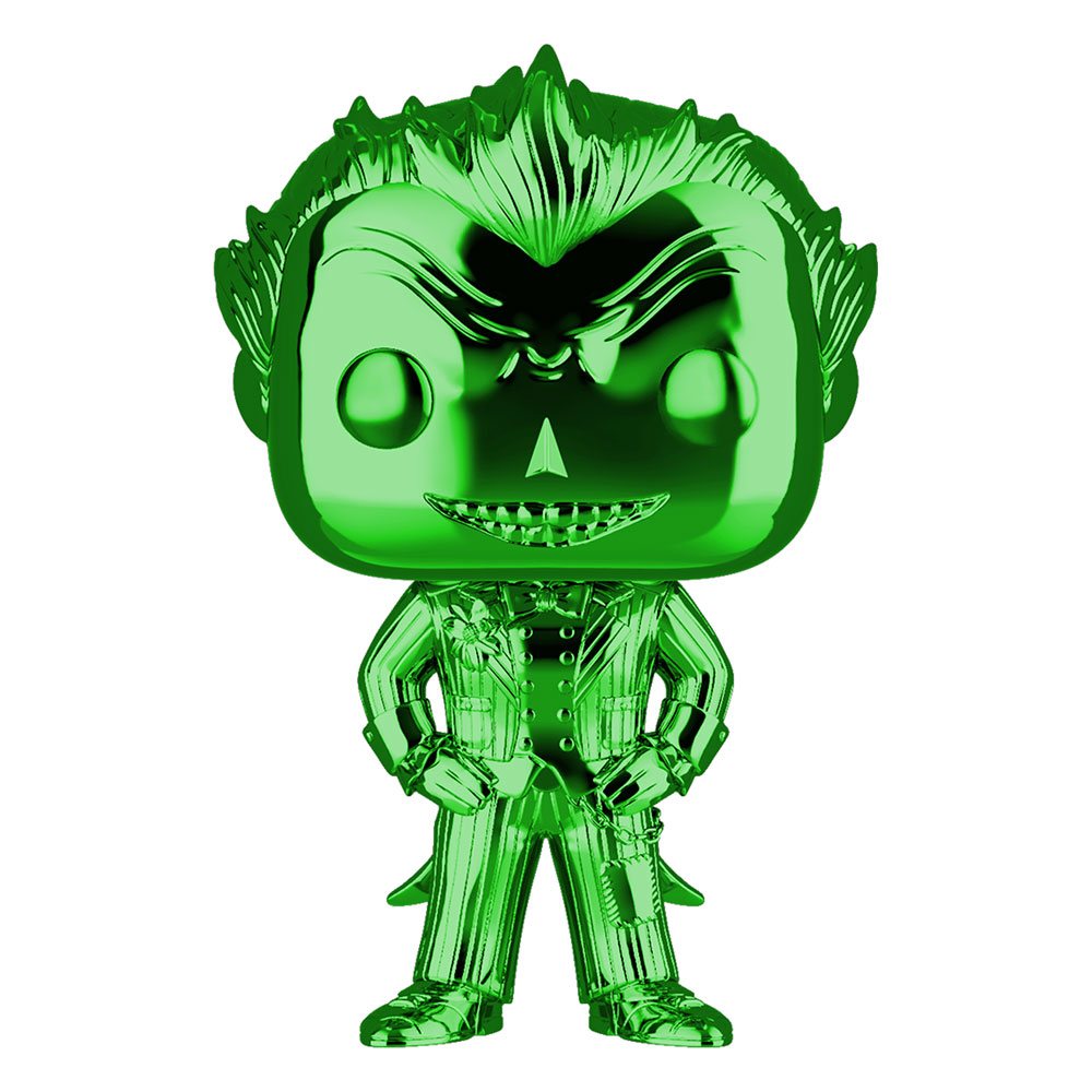 DC Comics - POP Special Edition n°53 - The Joker (Green Chrome) 9 cm