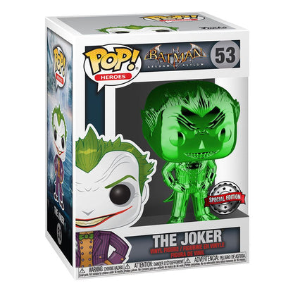 DC Comics - POP Special Edition n°53 - The Joker (Green Chrome) 9 cm
