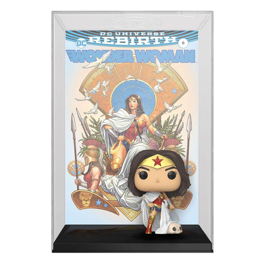 DC Comics - DC Rebirth - POP Comic Cover n°03 - 80th Wonder Woman (Rebirth) on throne