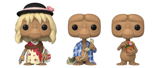 E.T. 40th Anniversary POP! Movies Vinyl pack 3 figurines E.T. 9 cm