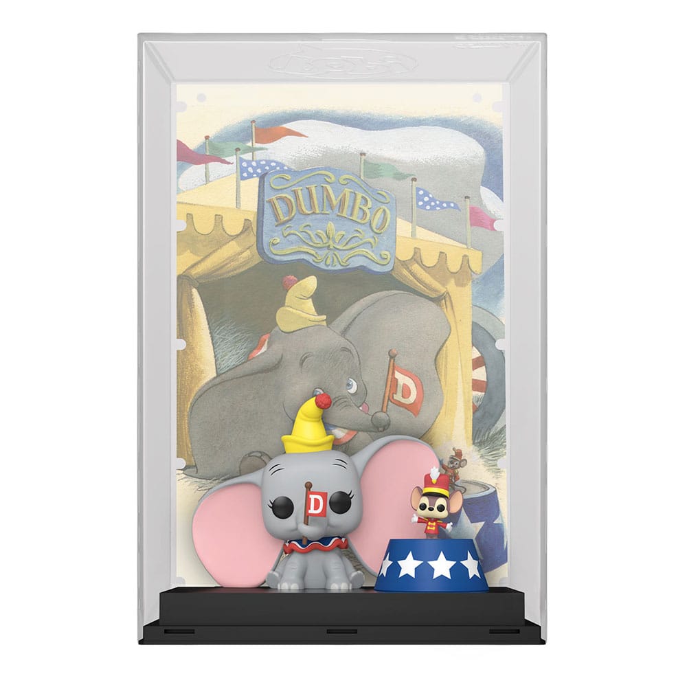 Disney's 100th Anniversary POP! Movie Poster et figurine Dumbo 9 cm