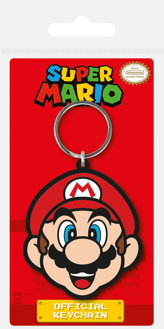 Nintendo - Super Mario - porte-clés caoutchouc Mario 6 cm