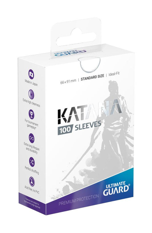 Ultimate Guard 100 pochettes Katana Sleeves taille standard Blanc