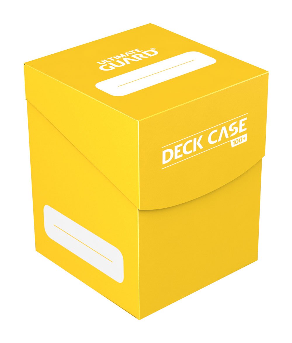 Ultimate Guard boîte pour cartes Deck Case 100+ taille standard Jaune