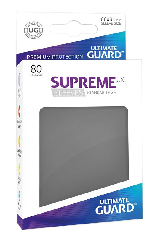 Ultimate Guard 80 pochettes Supreme UX Sleeves taille standard Gris Foncé