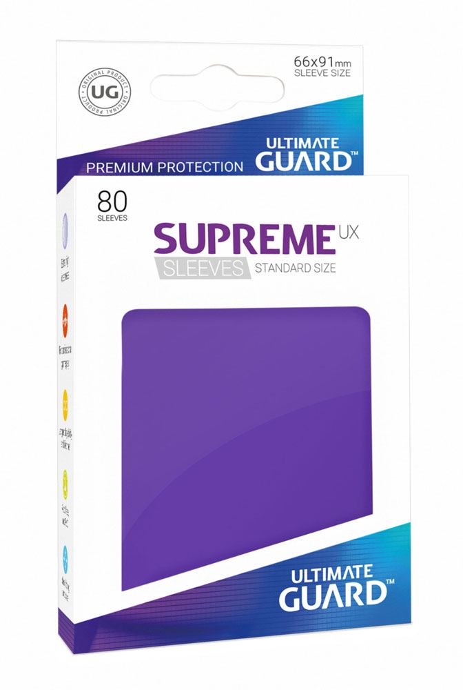 Ultimate Guard 80 pochettes Supreme UX Sleeves taille standard Violet